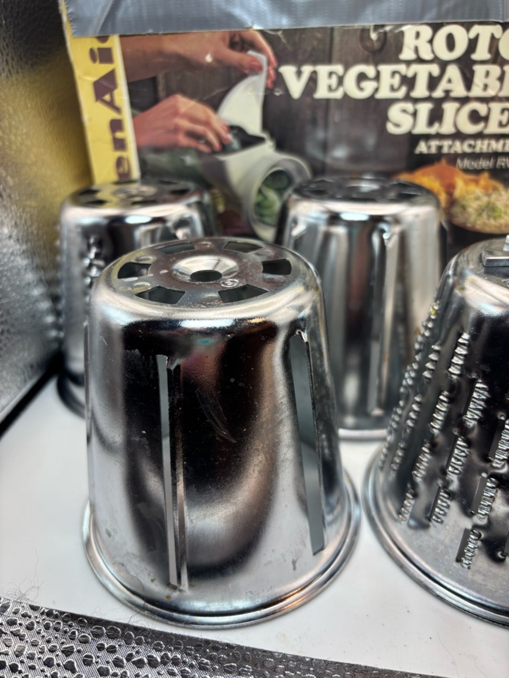 Vintage KitchenAid RVS-A Rotor Vegetable Slicer Attachment Hobart Complete - Picture 9 of 9